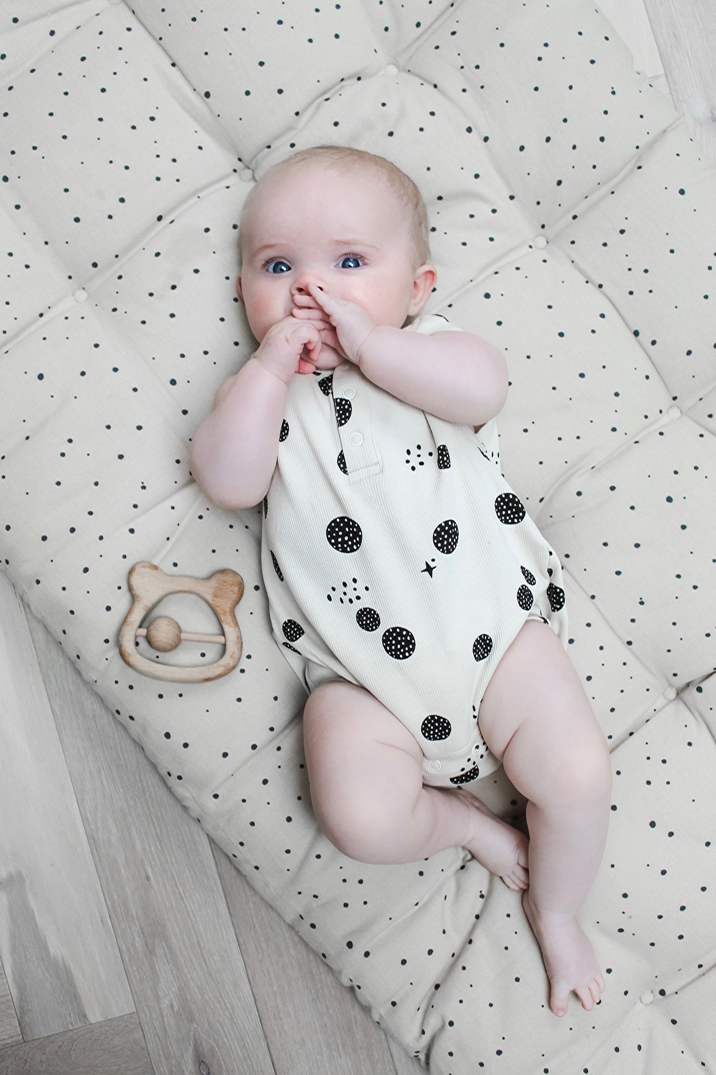Lunar Bubble Romper - Oatmeal