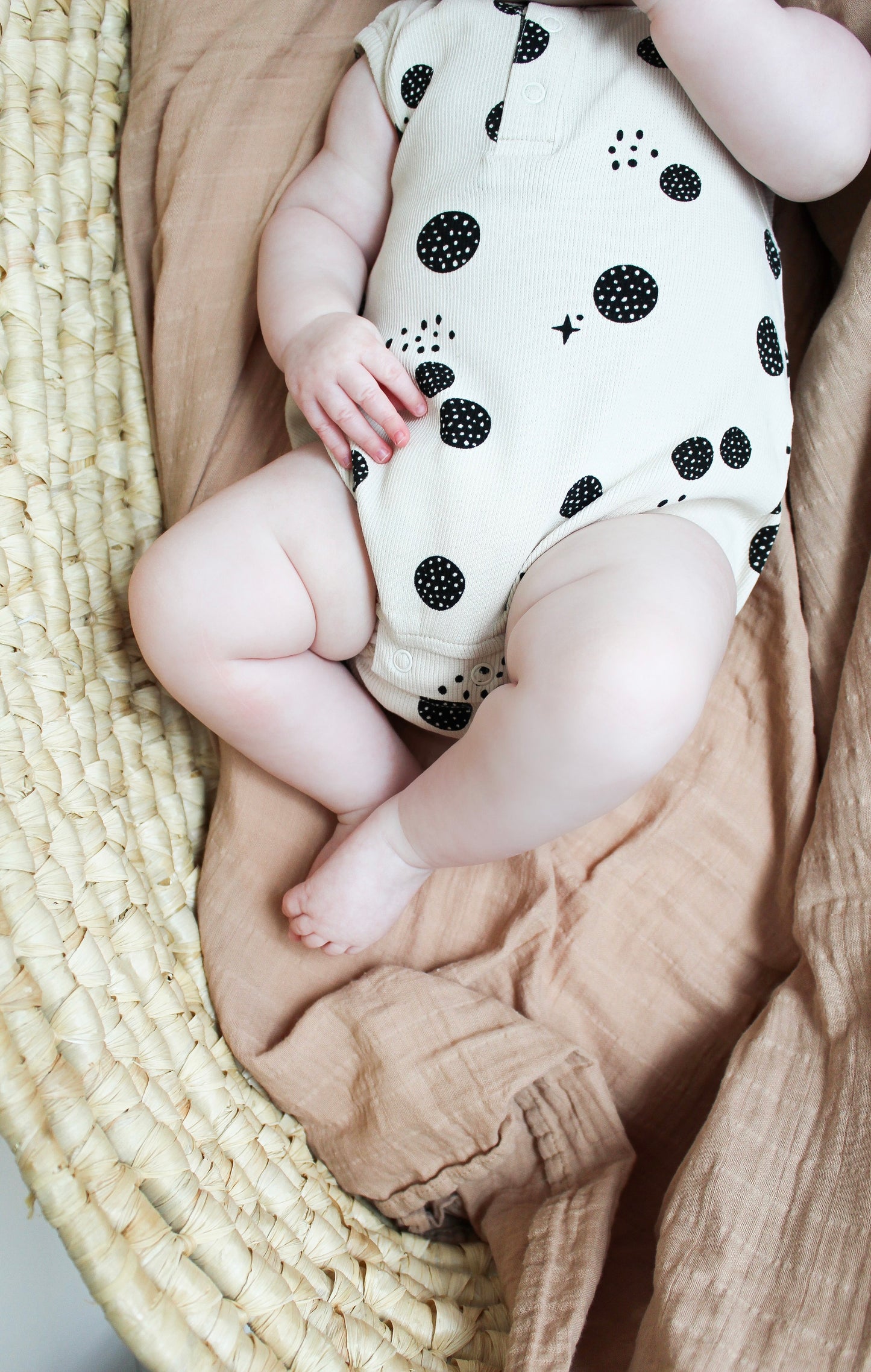 Lunar Bubble Romper - Oatmeal