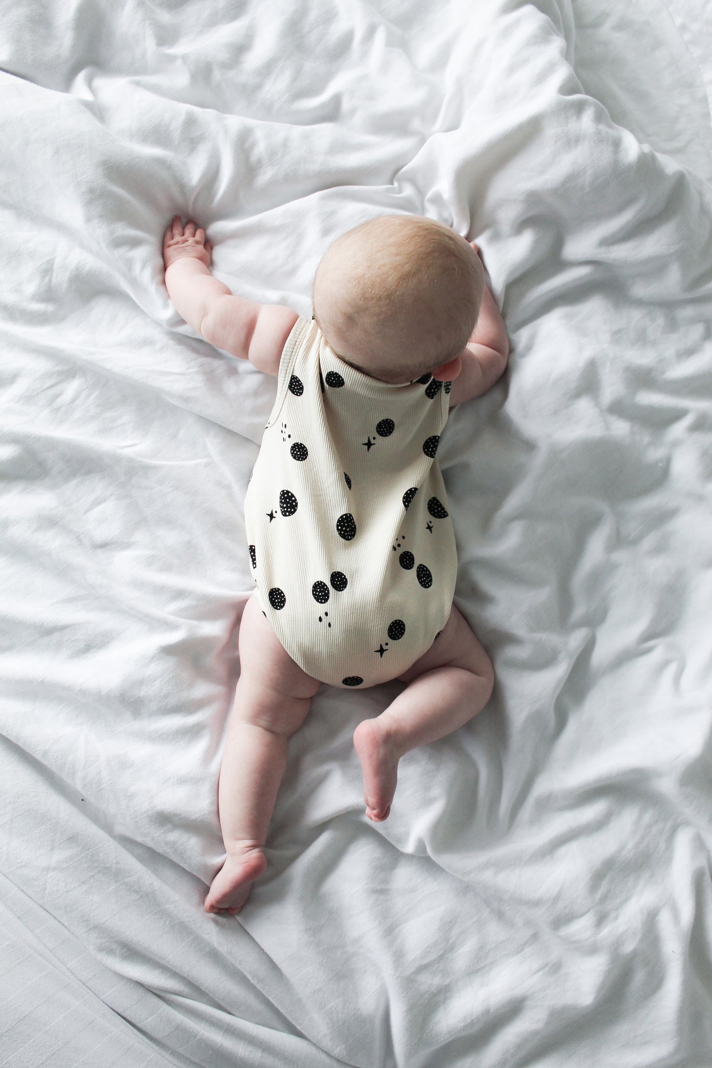 Lunar Bubble Romper - Oatmeal