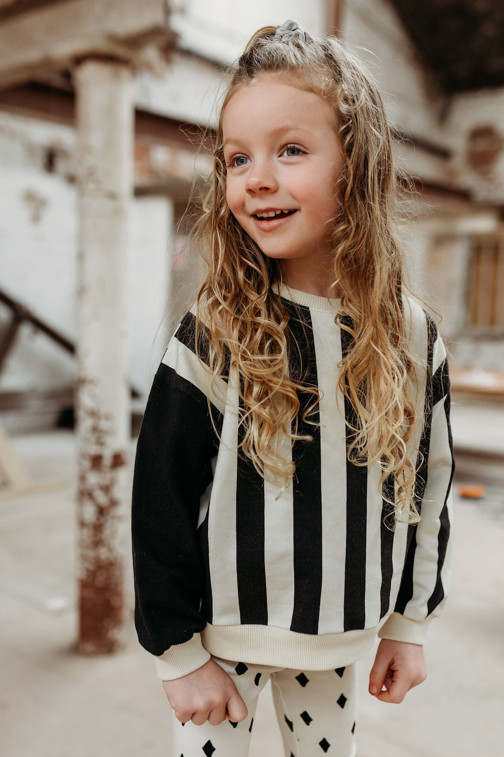Contrast Stripe Sweatshirt