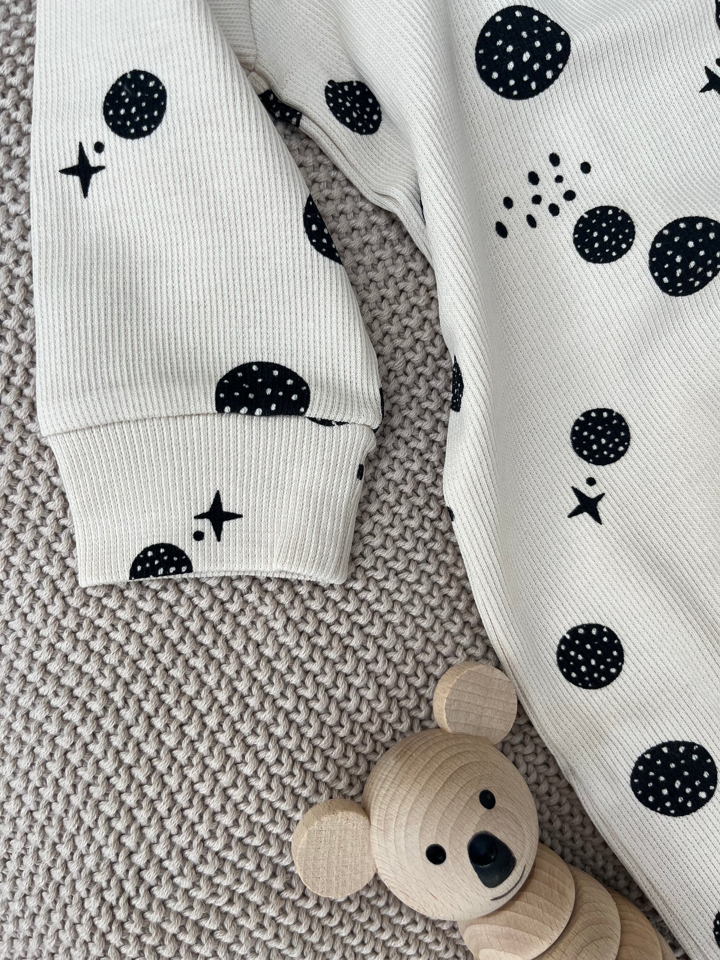 Lunar Baby Romper - Oatmeal