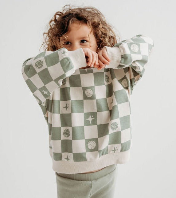 Chequered Sweatshirt