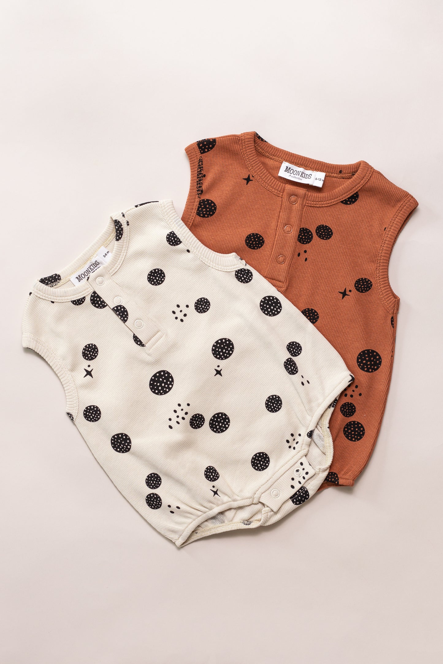 Lunar Bubble Romper - Oatmeal