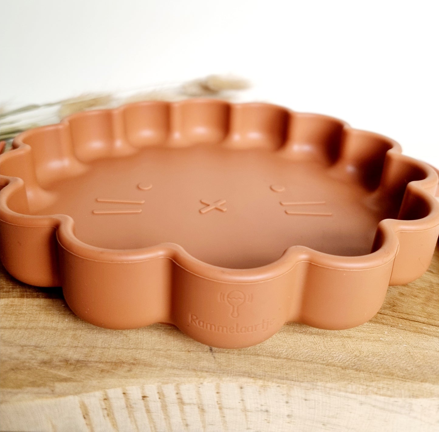 Silicone Plate & Cutlery Set - Rust