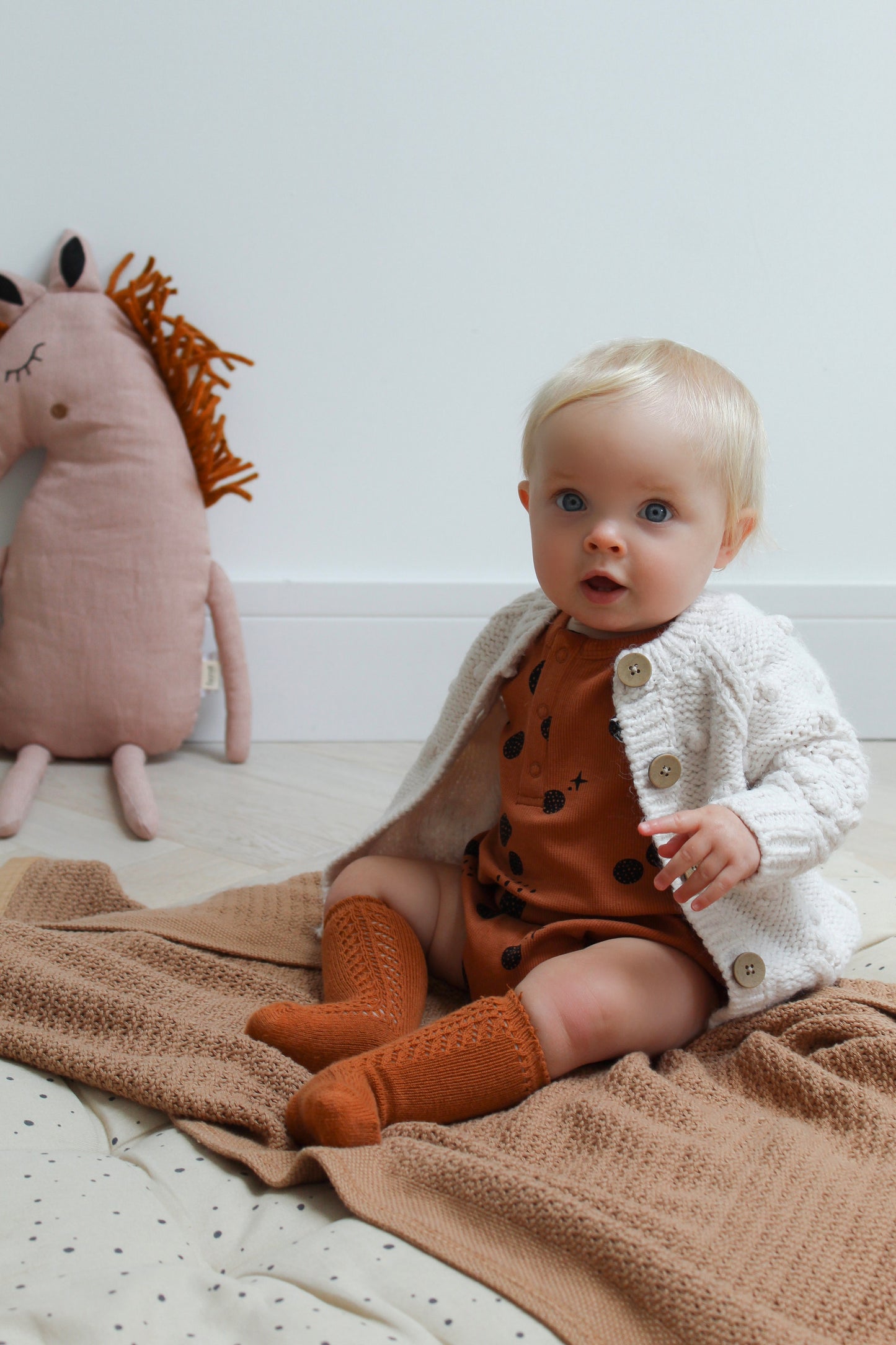 Lunar Bubble Romper - Tan